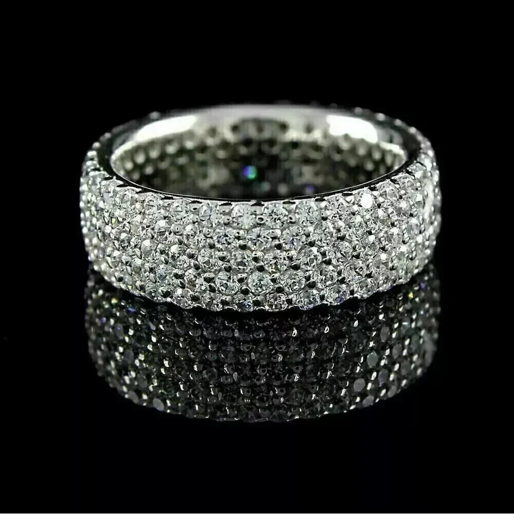 The Rounded Pavé Ring